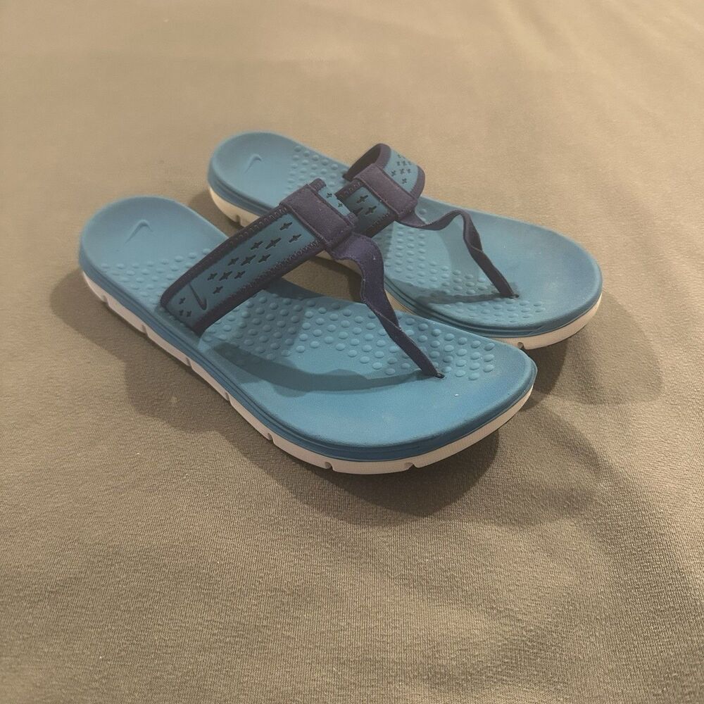 Nike Flex Motion Thong Sandals Womens 8 Flip Flops  Comfort Slip Ons 555290-440